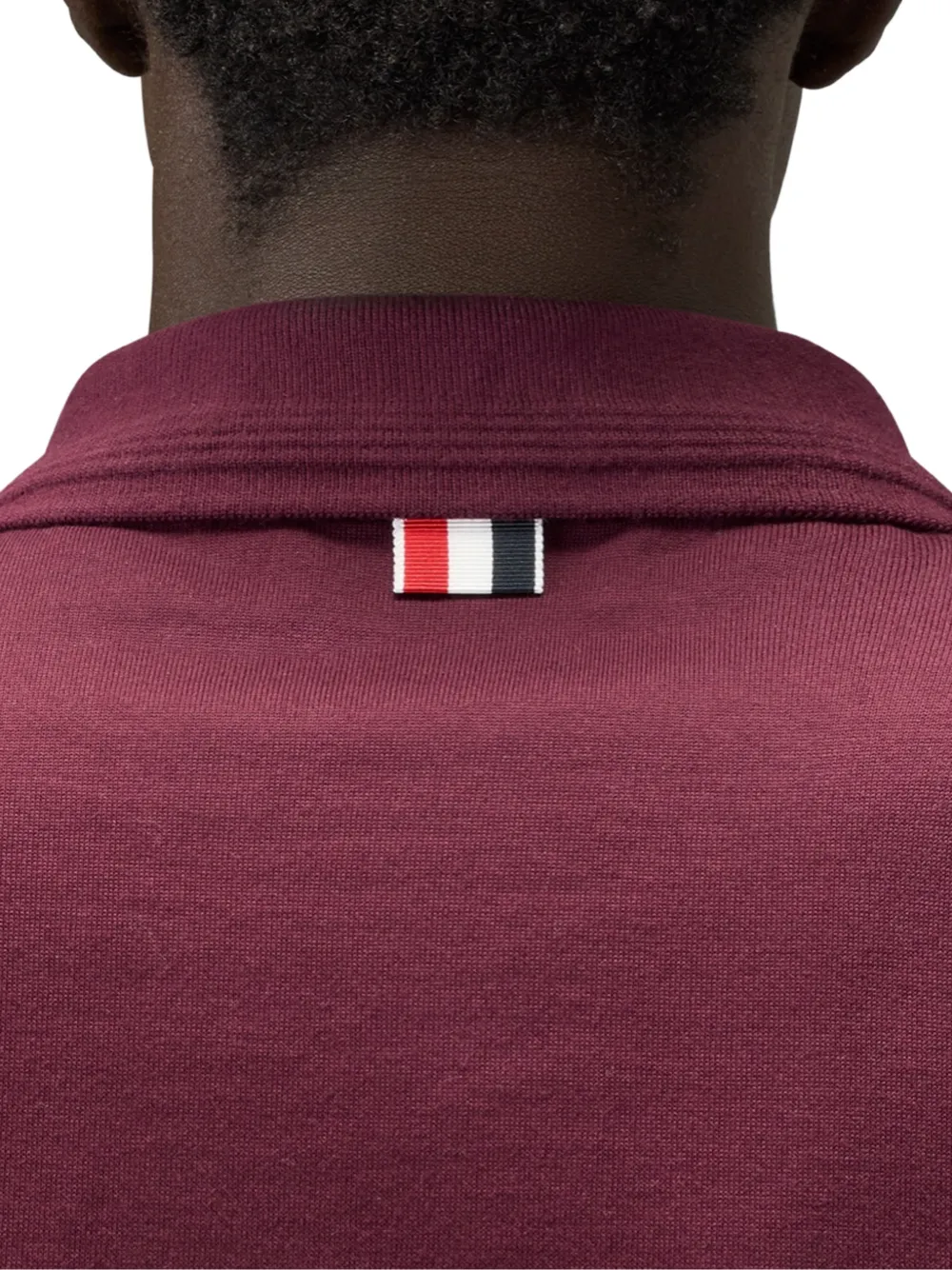 Thom Browne Jersey poloshirt Rood