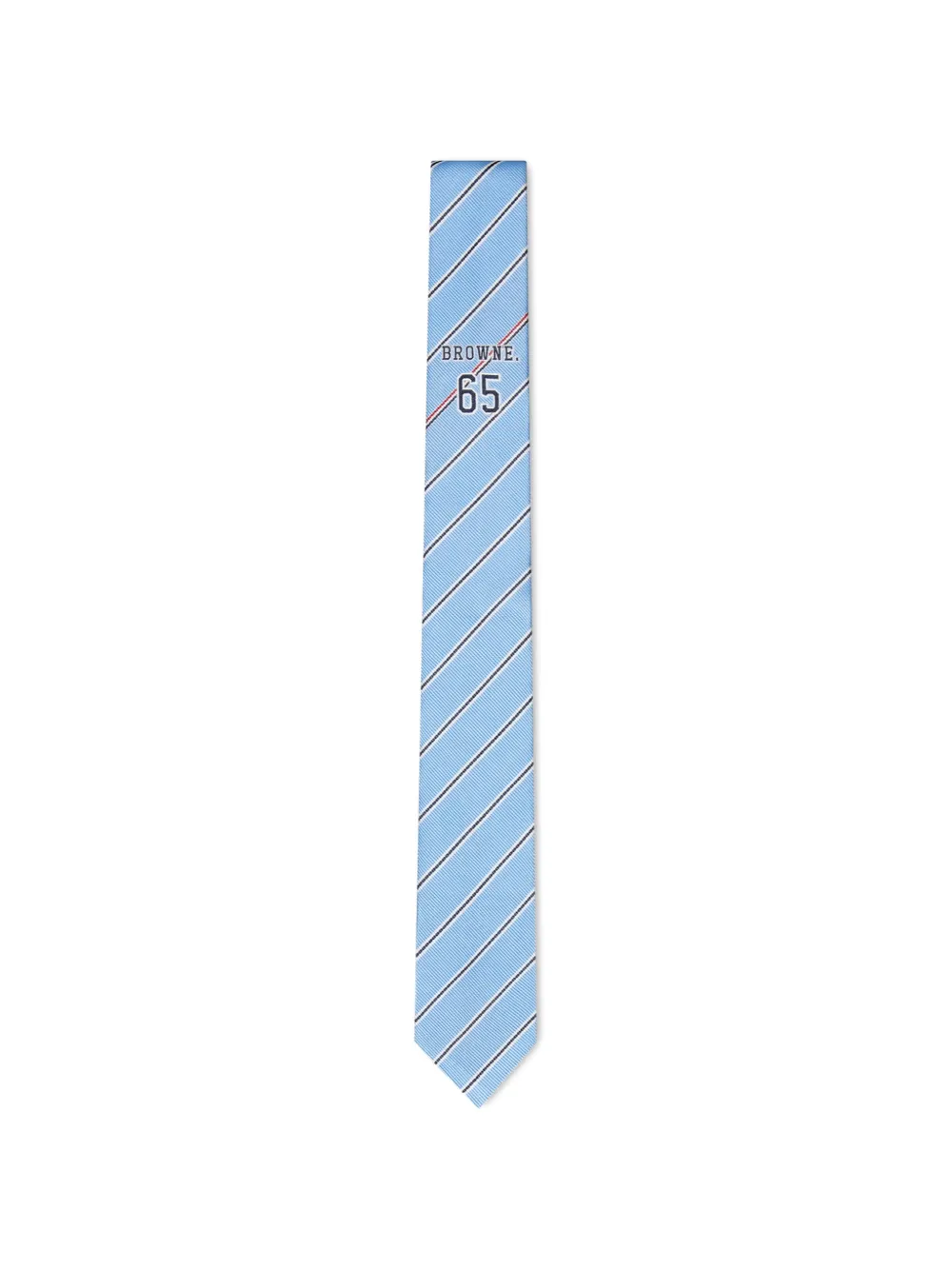 Thom Browne Browne 65 jacquard tie - Blu