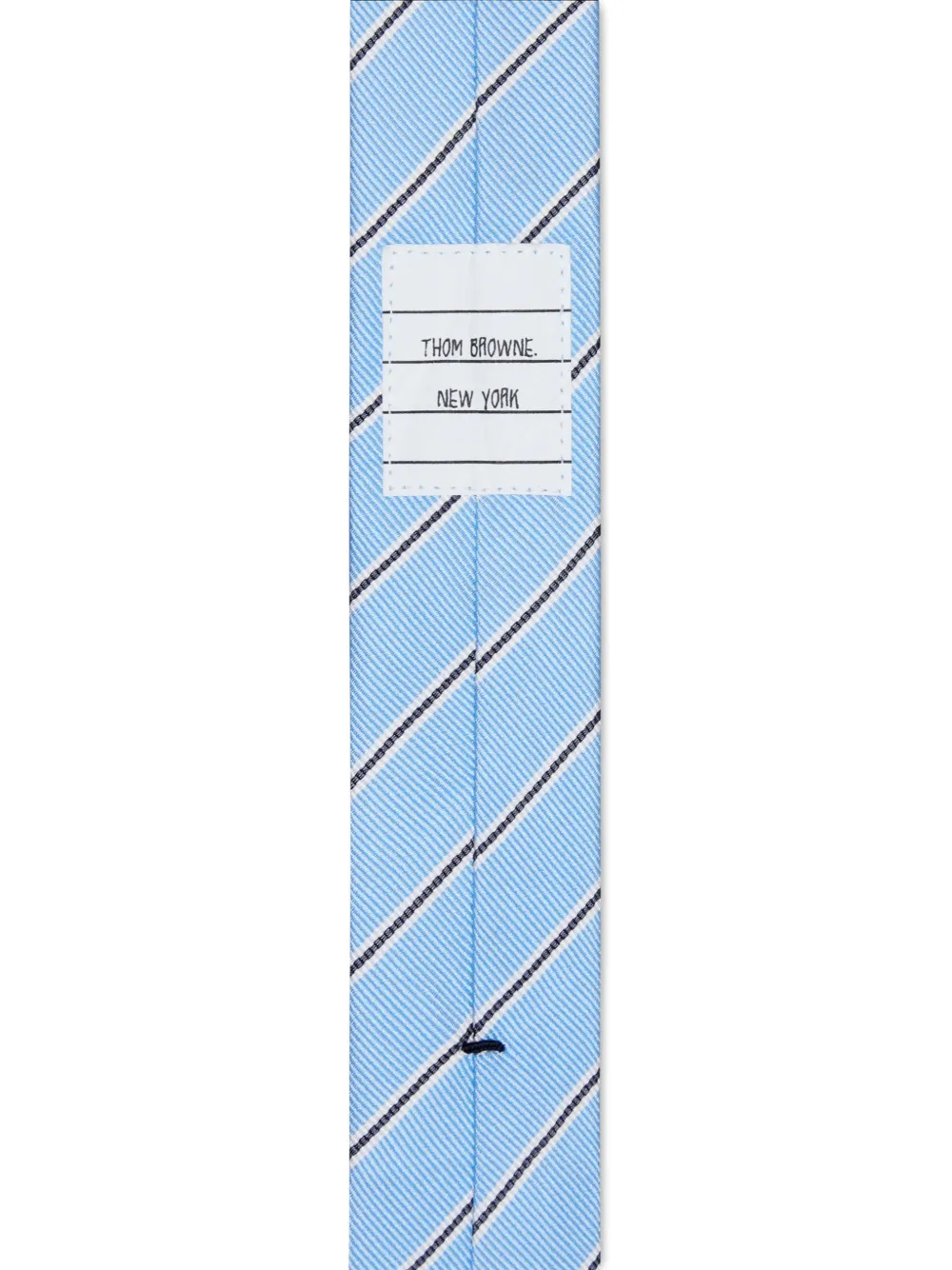 Thom Browne 65 stropdas met jacquard Blauw