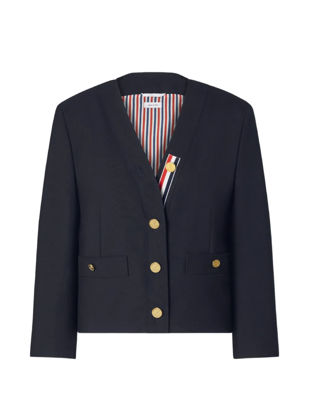 Thom Browne Hopsack Suiting cardigan - Blue