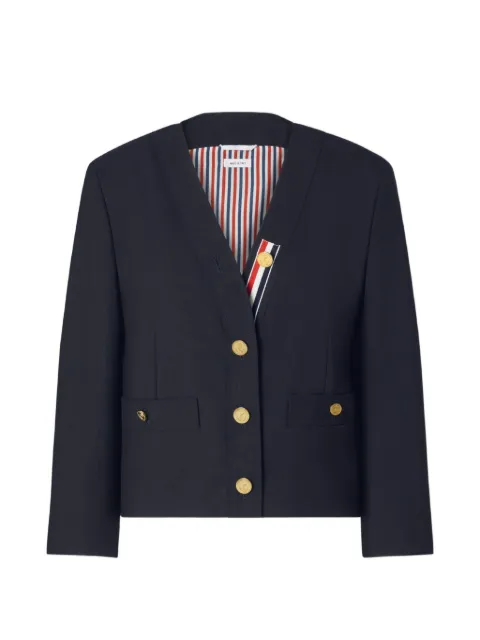 Thom Browne Hopsack Suiting cardigan