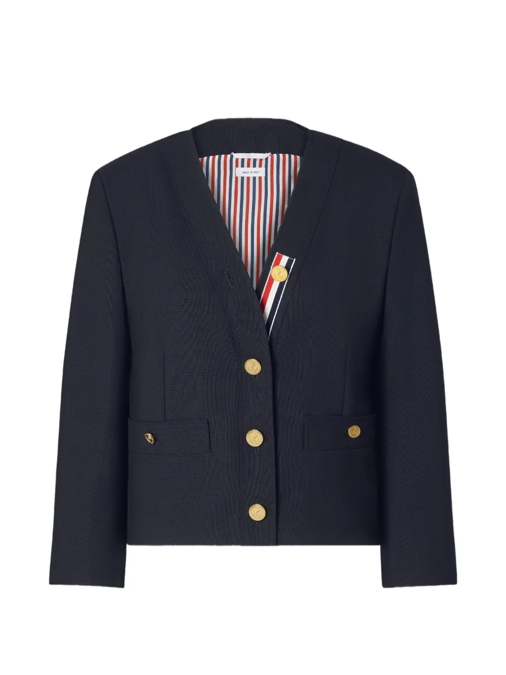 Thom Browne Hopsack Suiting cardigan