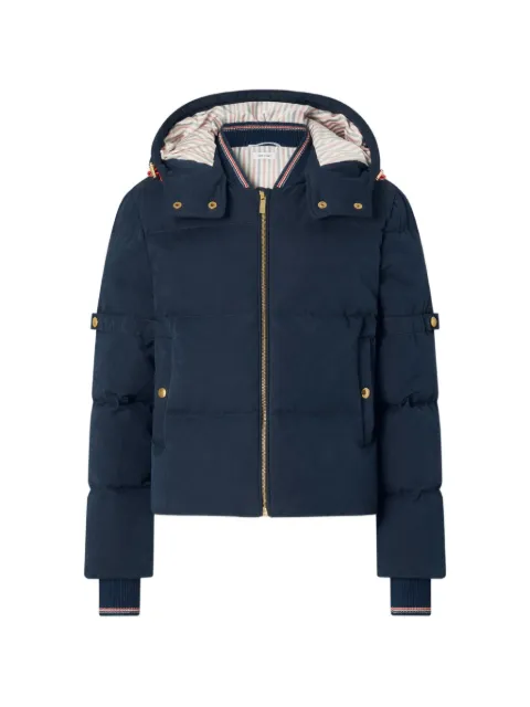 Thom Browne waxed-tech down jacket