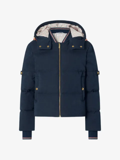 Thom Browne waxed-tech down jacket