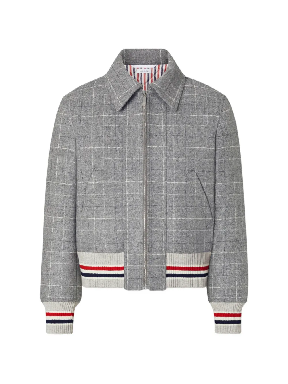 Thom Browne Giacca in pied-de-poule - Grigio