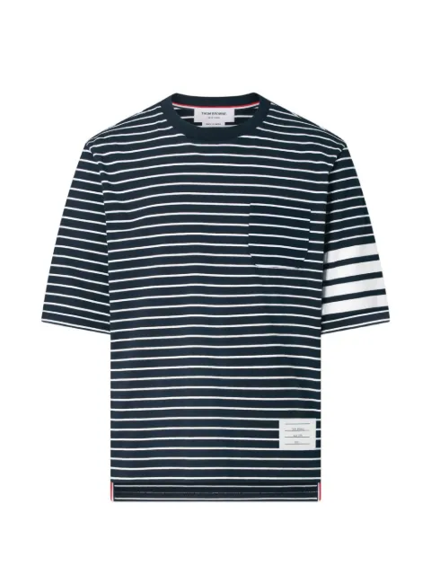 Thom Browne 4-Bar striped T-shirt