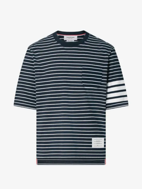 Thom Browne playera con rayas 4-Bar