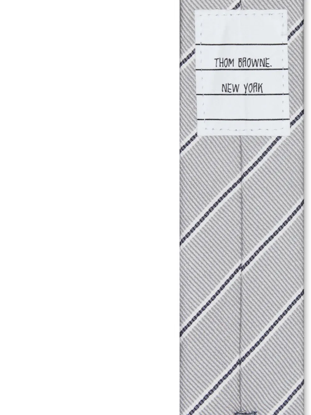 Thom Browne 65 stropdas met jacquard Grijs