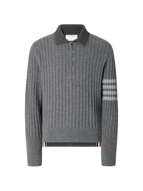 Thom Browne 4-Bar polo shirt