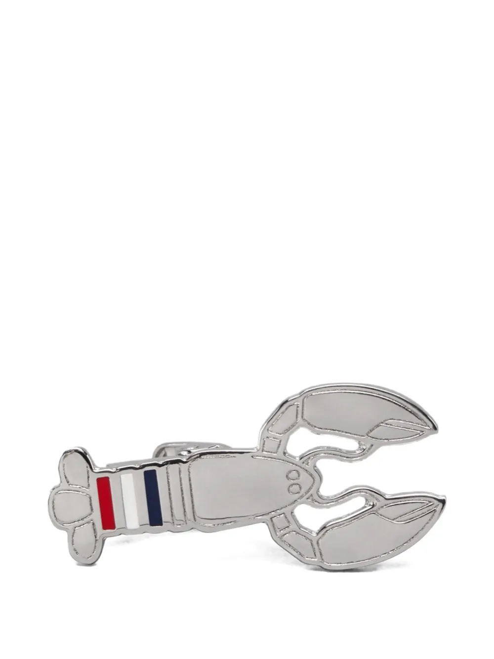 Thom Browne lobster sterling-silver tie bar - Argento