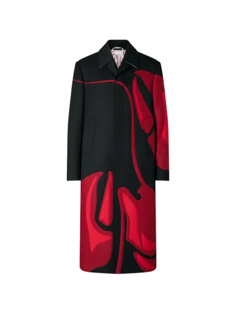 Thom Browne cavalry-twill Lobster overcoat