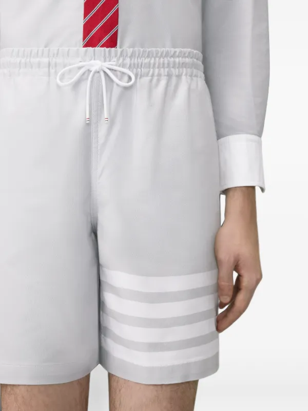 Thom Browne 4BAR オックスフォード ショートパンツ | グレー