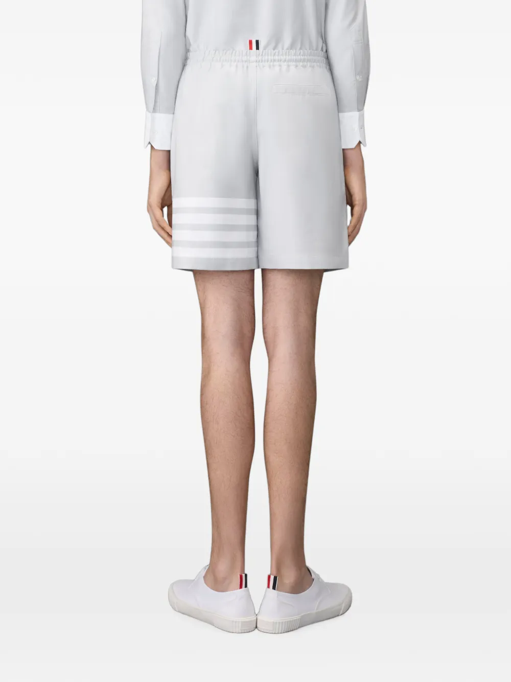 Thom Browne 4BAR オックスフォード ショートパンツ | グレー