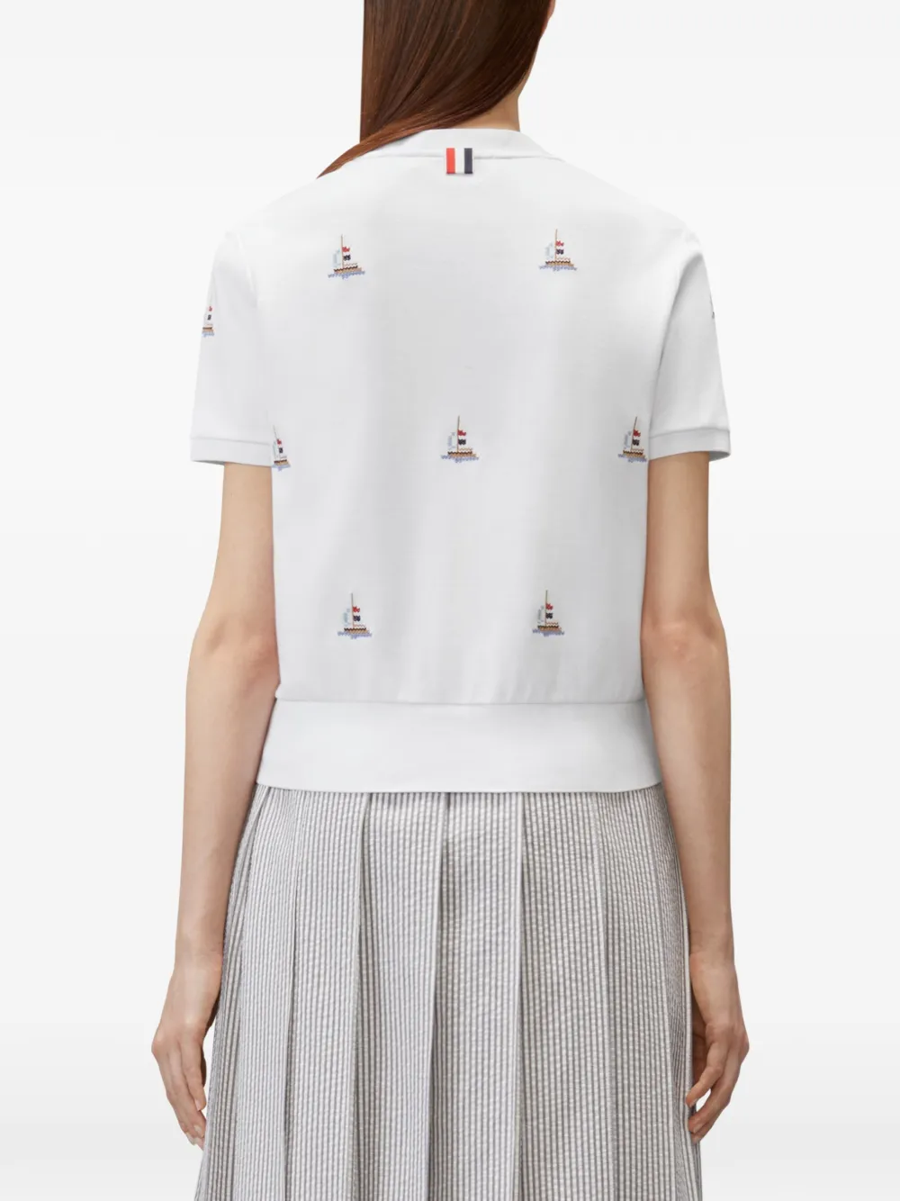 Thom Browne Milano T-shirt Wit