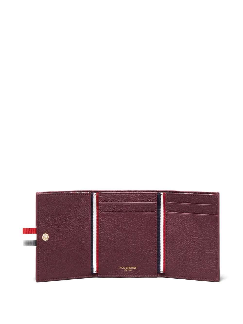 Thom Browne Portemonnee met bewerkte afwerking Rood
