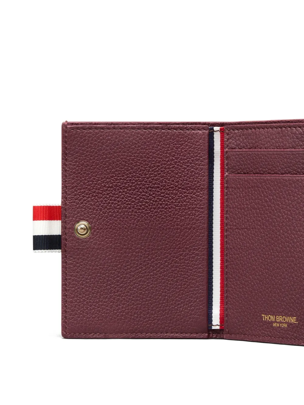 Thom Browne Portemonnee met bewerkte afwerking Rood