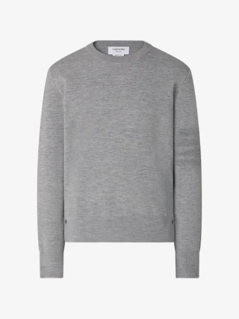 Thom Browne 4-Bar Ottoman Milano-stitch jumper