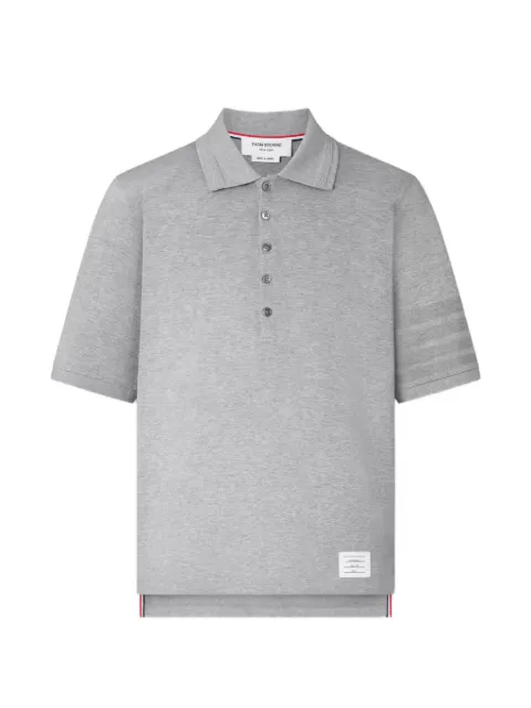 Thom Browne 4-Bar jersey polo shirt