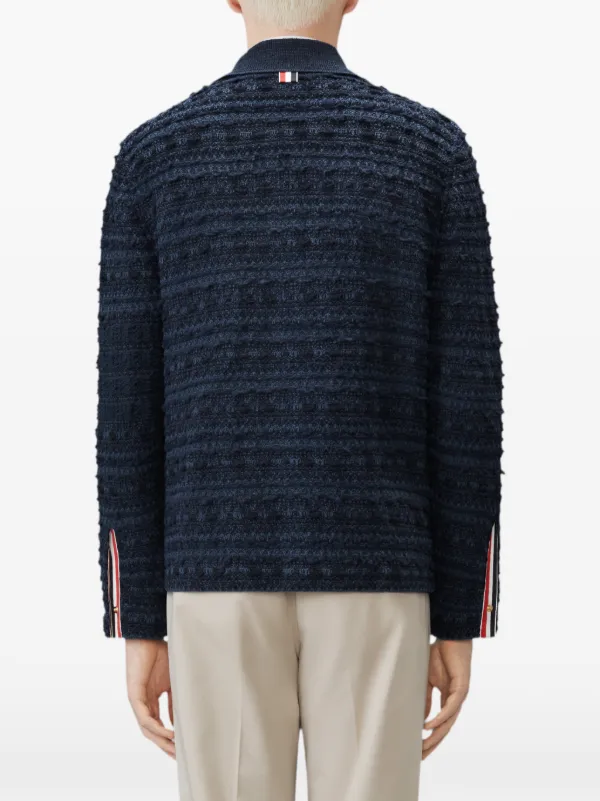 Thom Browne 4BAR ユーティリティジャケット | ブルー | FARFETCH JP