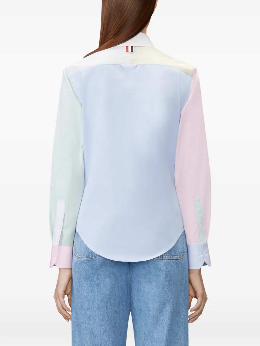 Thom Browne Funmix popeline blouse Beige