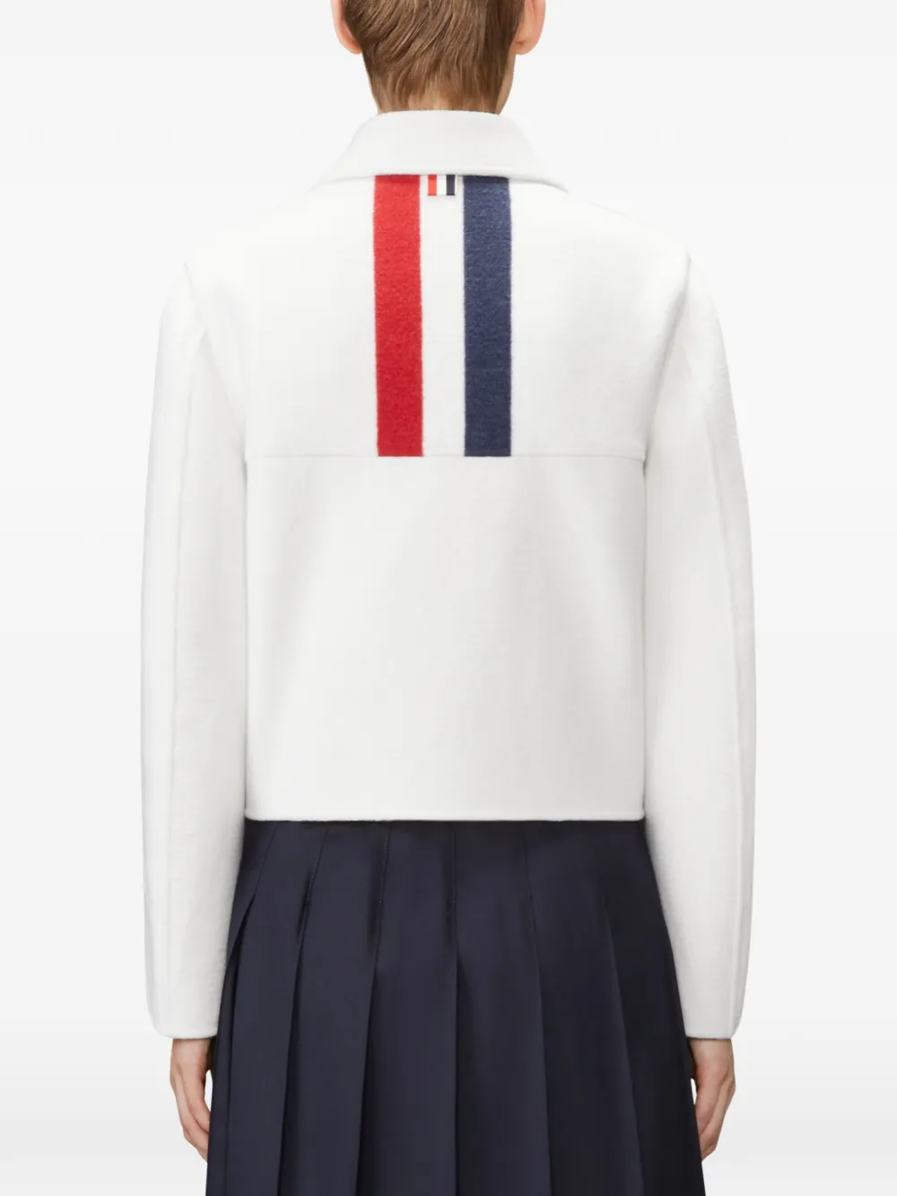 Thom Browne Jack met klokmouwen Wit