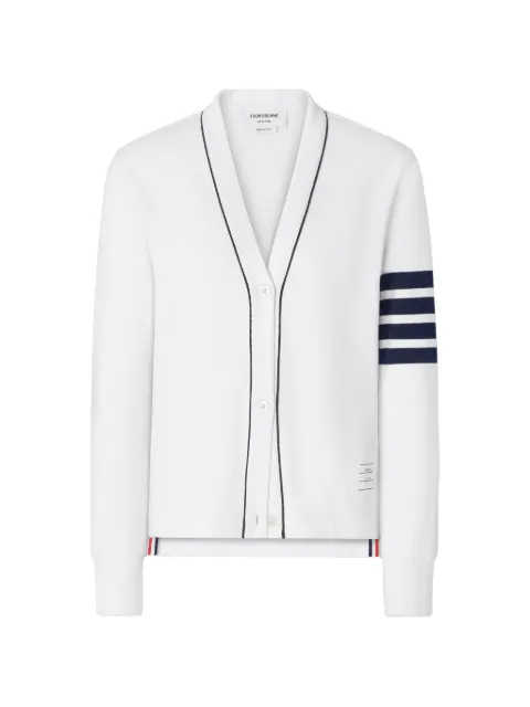Thom Browne loopback piping 4-Bar cardigan