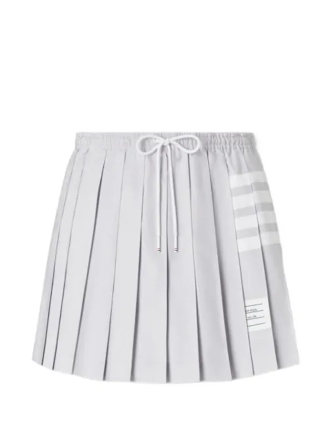 Thom Browne 4-Bar drawstring pleated skirt