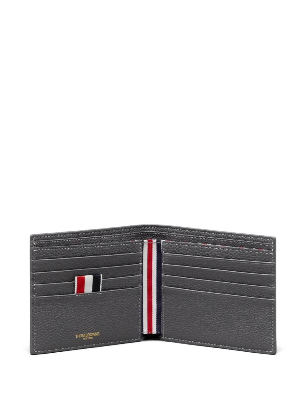 Thom Browne Portemonnee met bewerkte afwerking Grijs