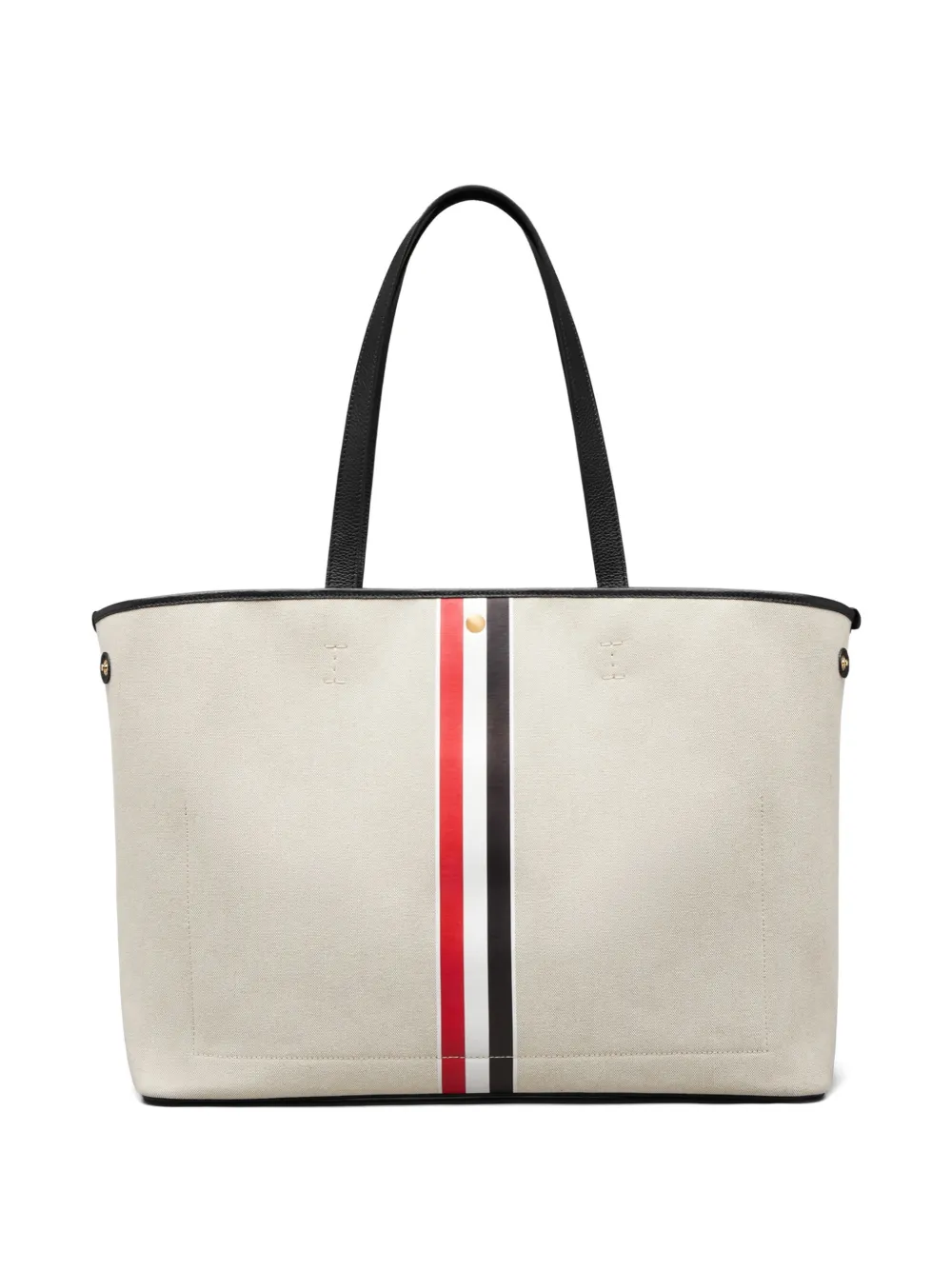 Thom Browne Canvas shopper Beige