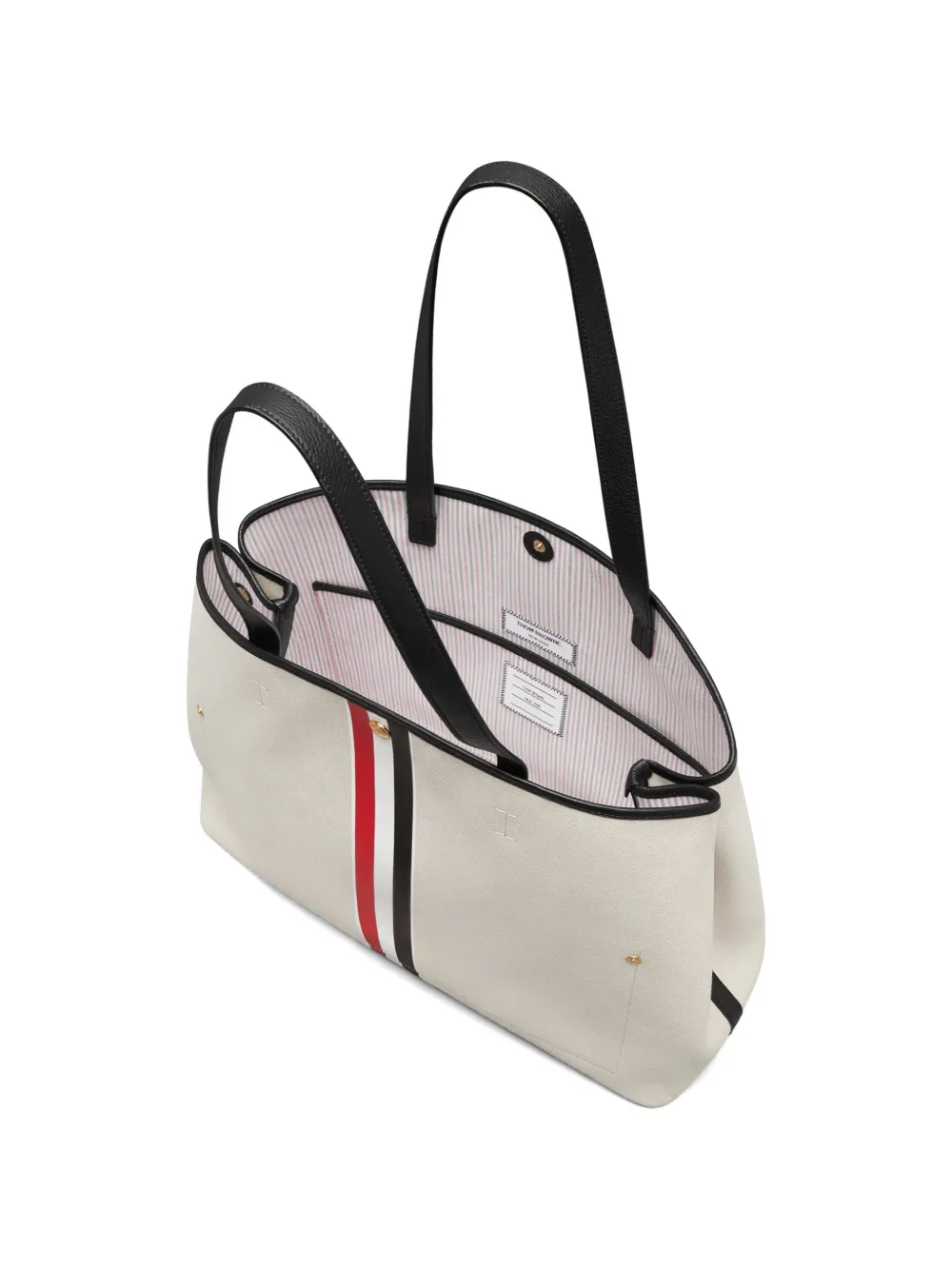 Thom Browne Canvas shopper Beige