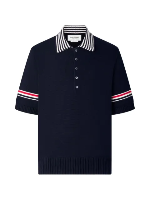 Thom Browne RWB Armband sailboat polo shirt