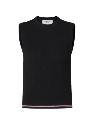 alexanderwang ロゴ入りタンクトップ ブラック Alexander Wang logo-print Fitted Tank Top | Black | FARFETCH