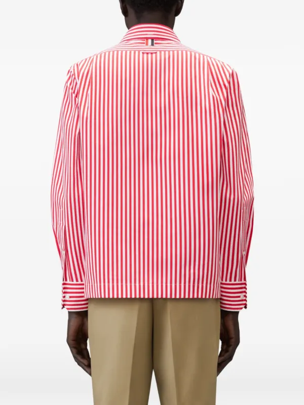 Thom Browne Lobster Striped Shirt | Red | FARFETCH