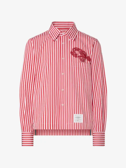 Thom Browne Lobster striped shirt