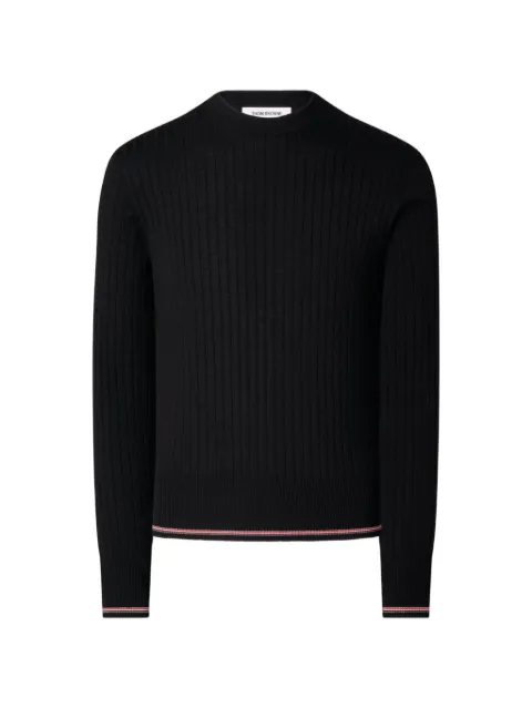 Thom Browne RWB rib-stitch sweater