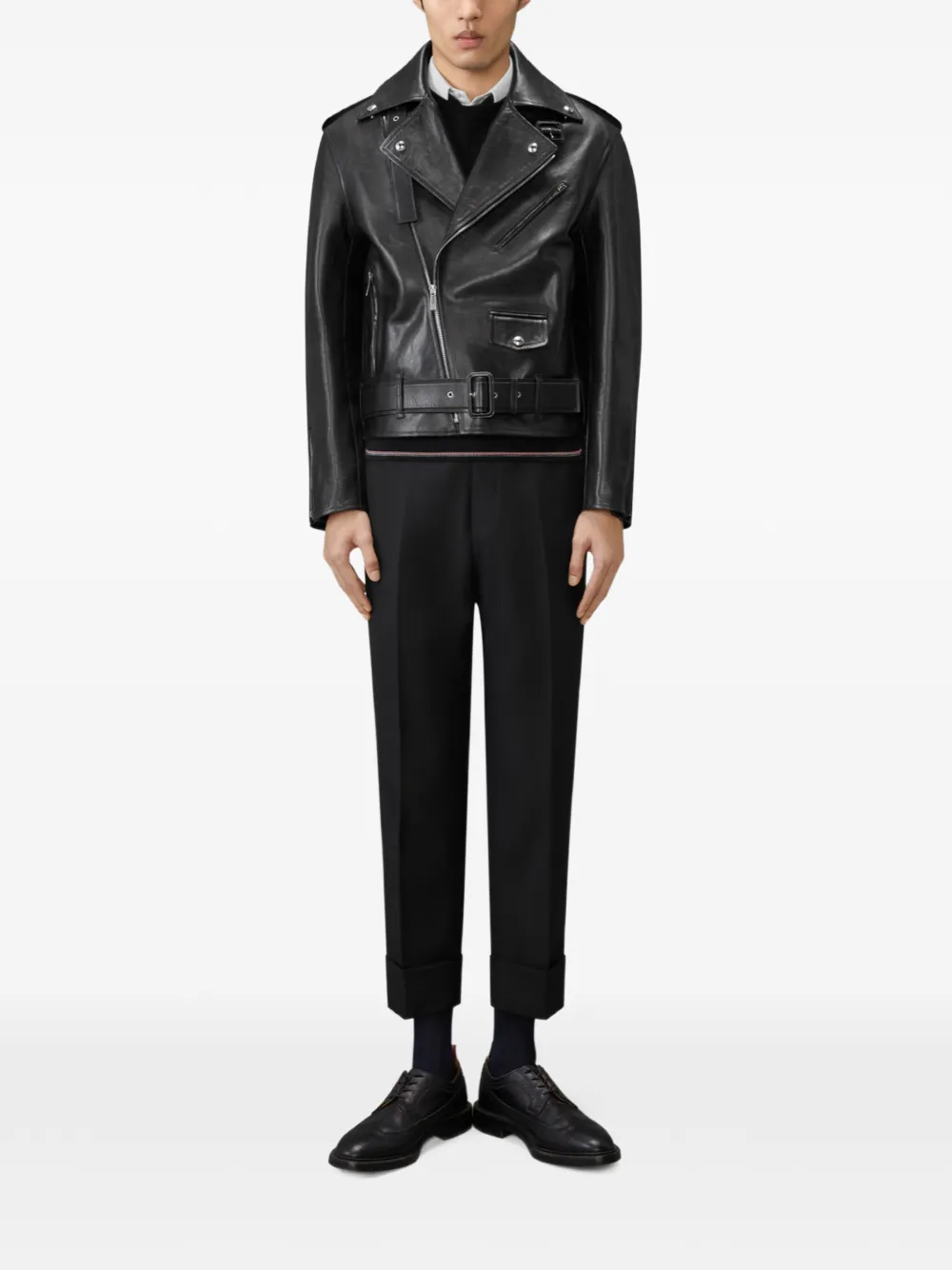 Thom Browne Trui met RWB-stiksel Zwart
