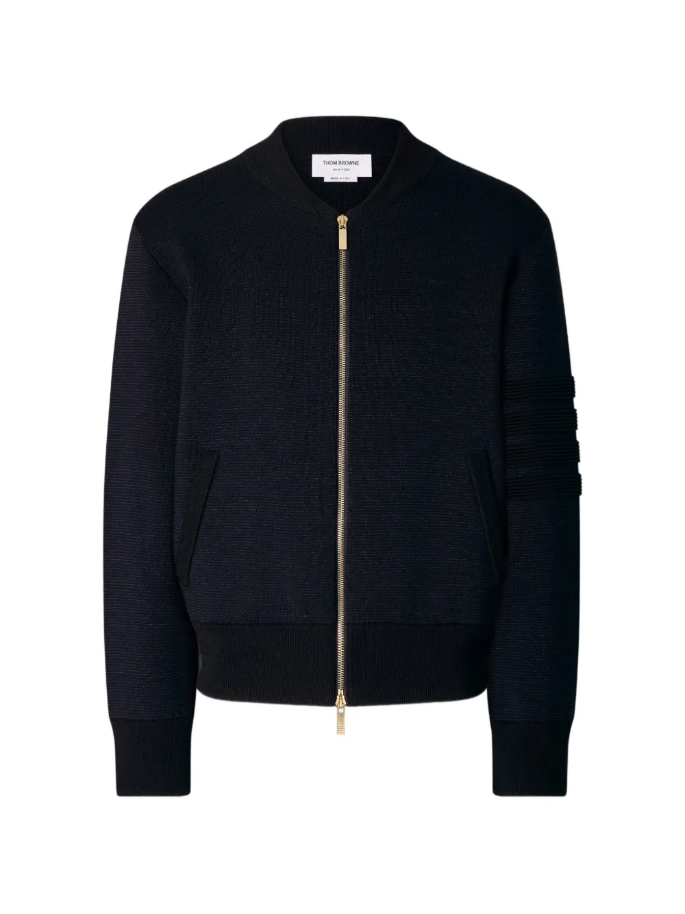 Thom Browne Bomber 4-Bar Ottoman Milano - Blu