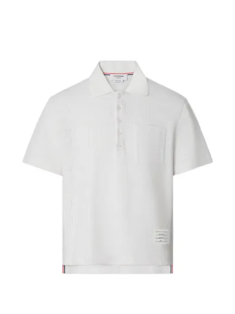 Thom Browne polo texturizado