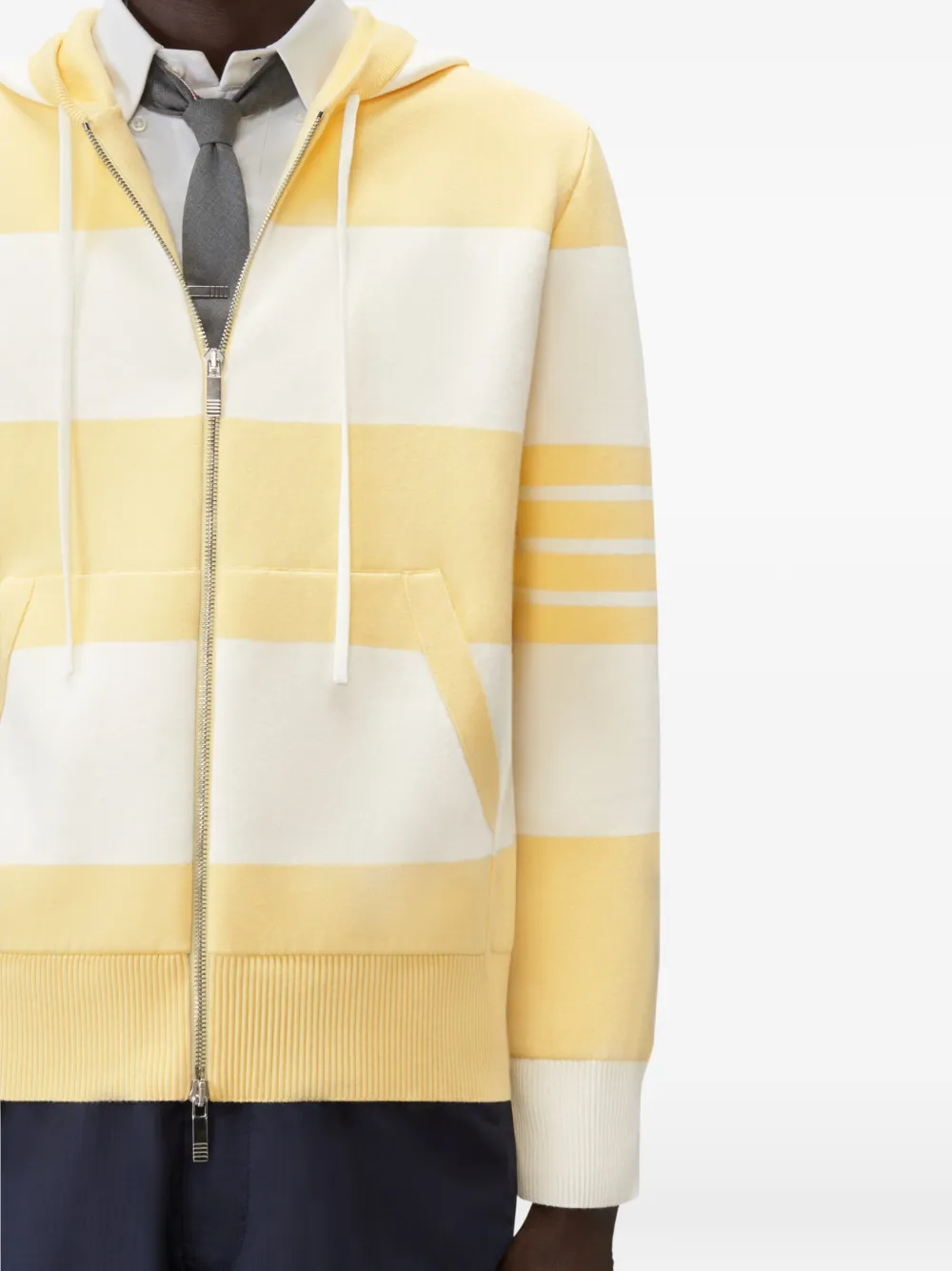 Thom Browne Hector 4-Bar hoodie Geel