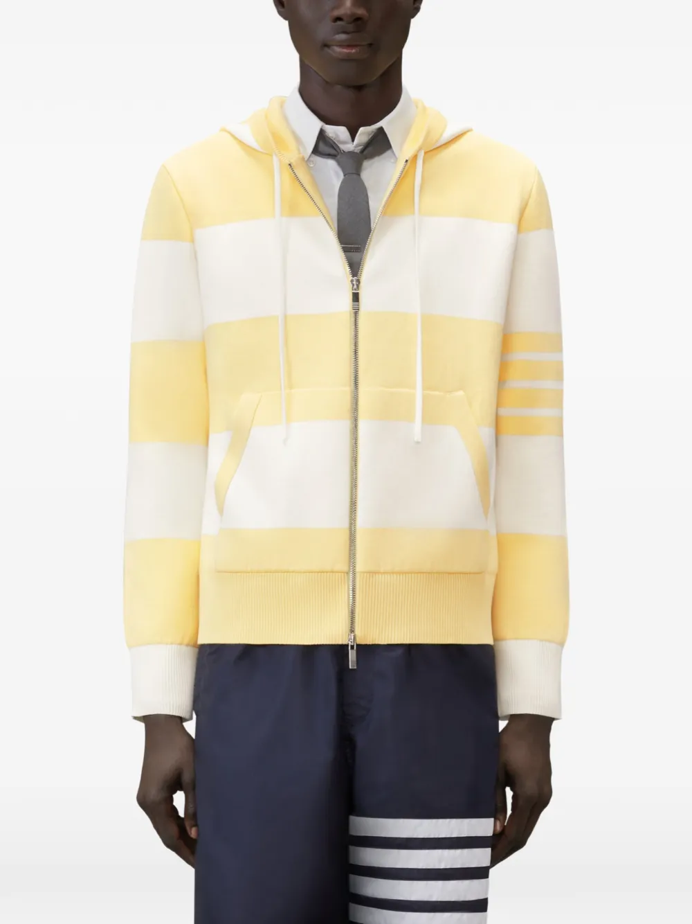Thom Browne Hector 4-Bar hoodie Geel