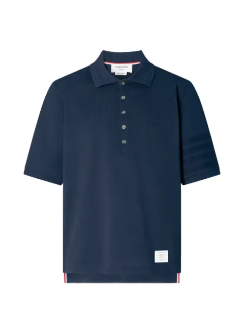 Thom Browne 4-Bar ottoman polo shirt