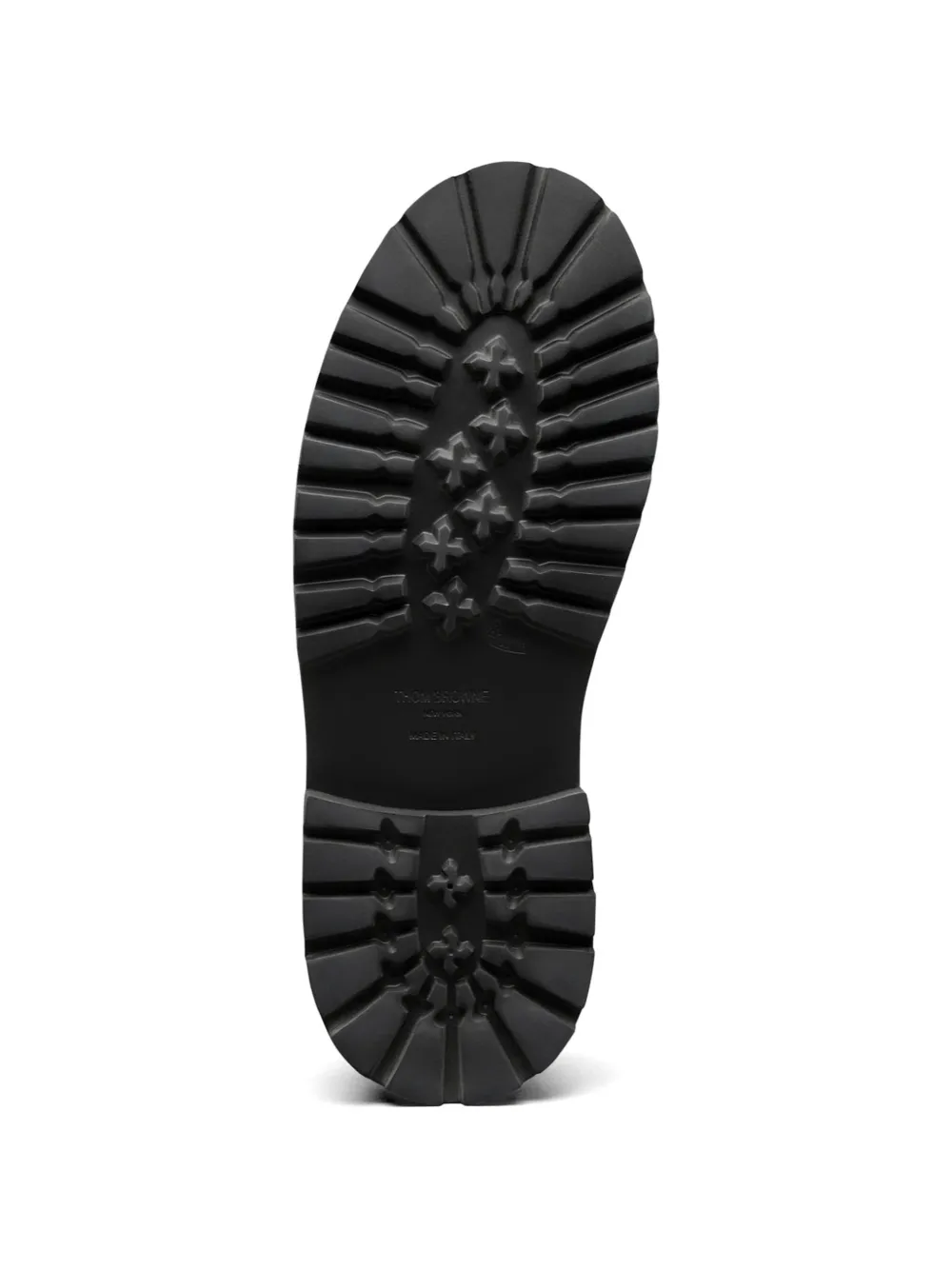 Thom Browne Rwb-stripe Leather Boots In Multi