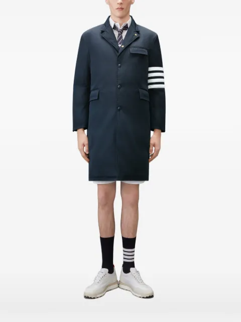 Thom Browne sobretodo capitonado con motivo 4-Bar
