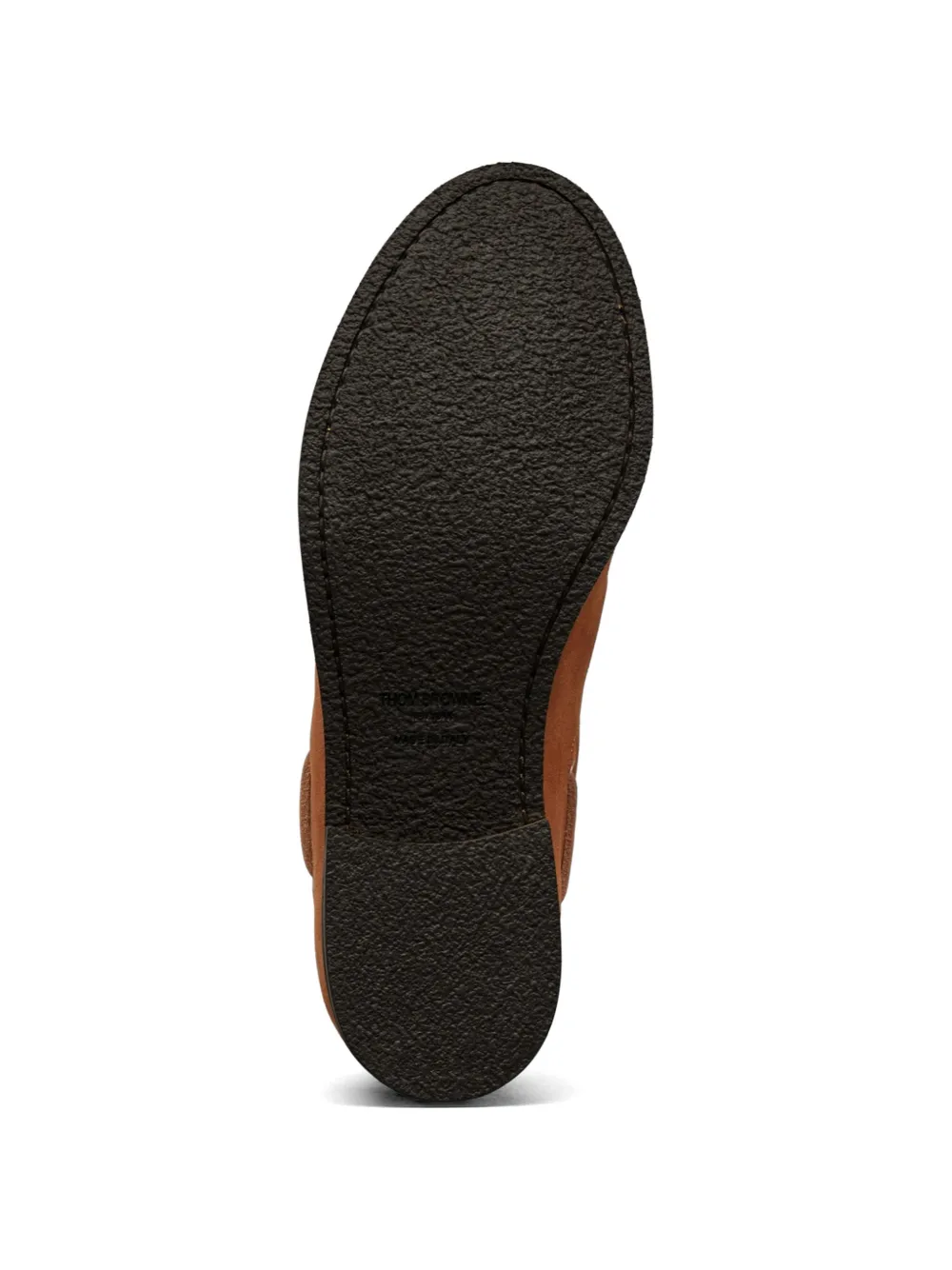 Thom Browne suede brogue-detail boat shoes Bruin
