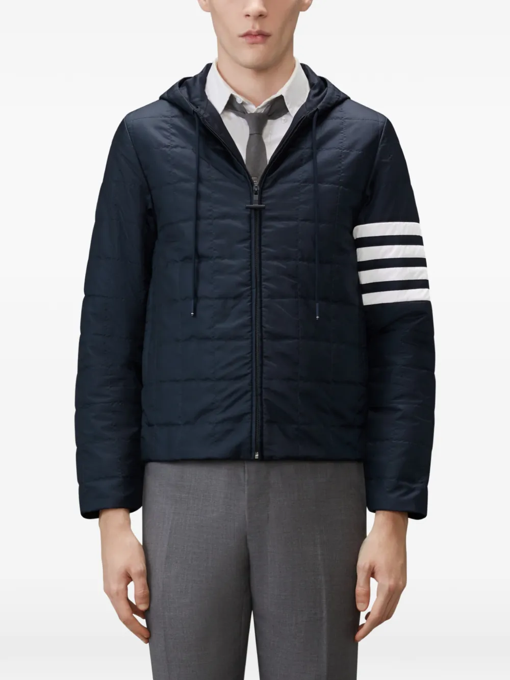 Thom Browne Ripstop jack Blauw