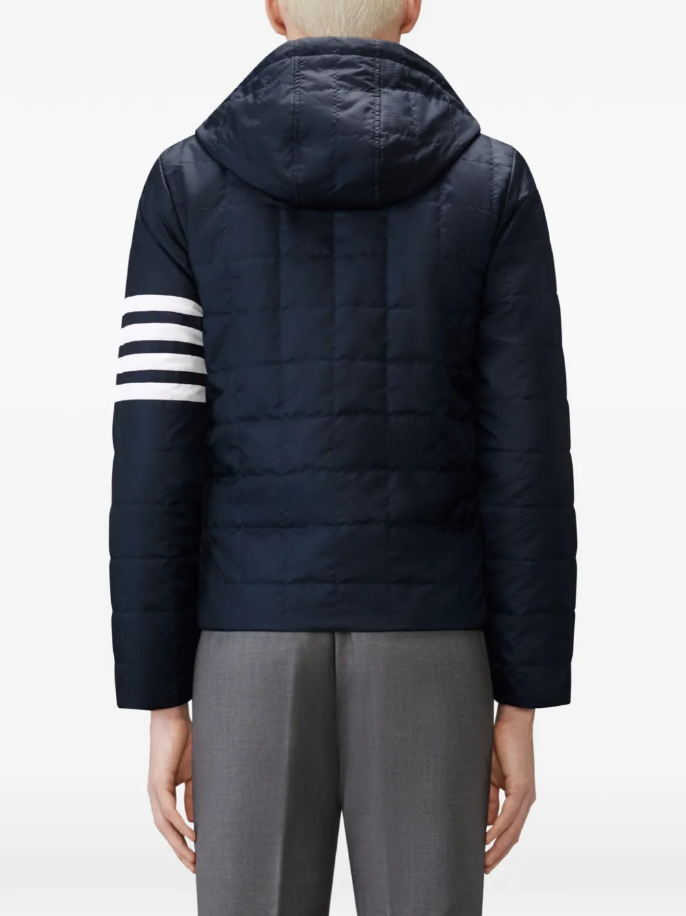 Thom Browne Ripstop jack Blauw