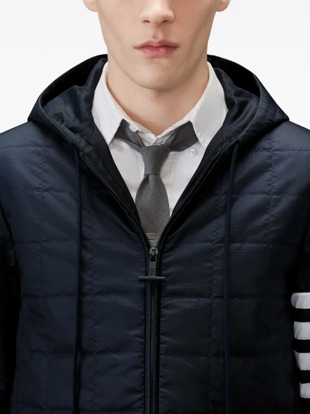 Thom Browne Ripstop jack Blauw
