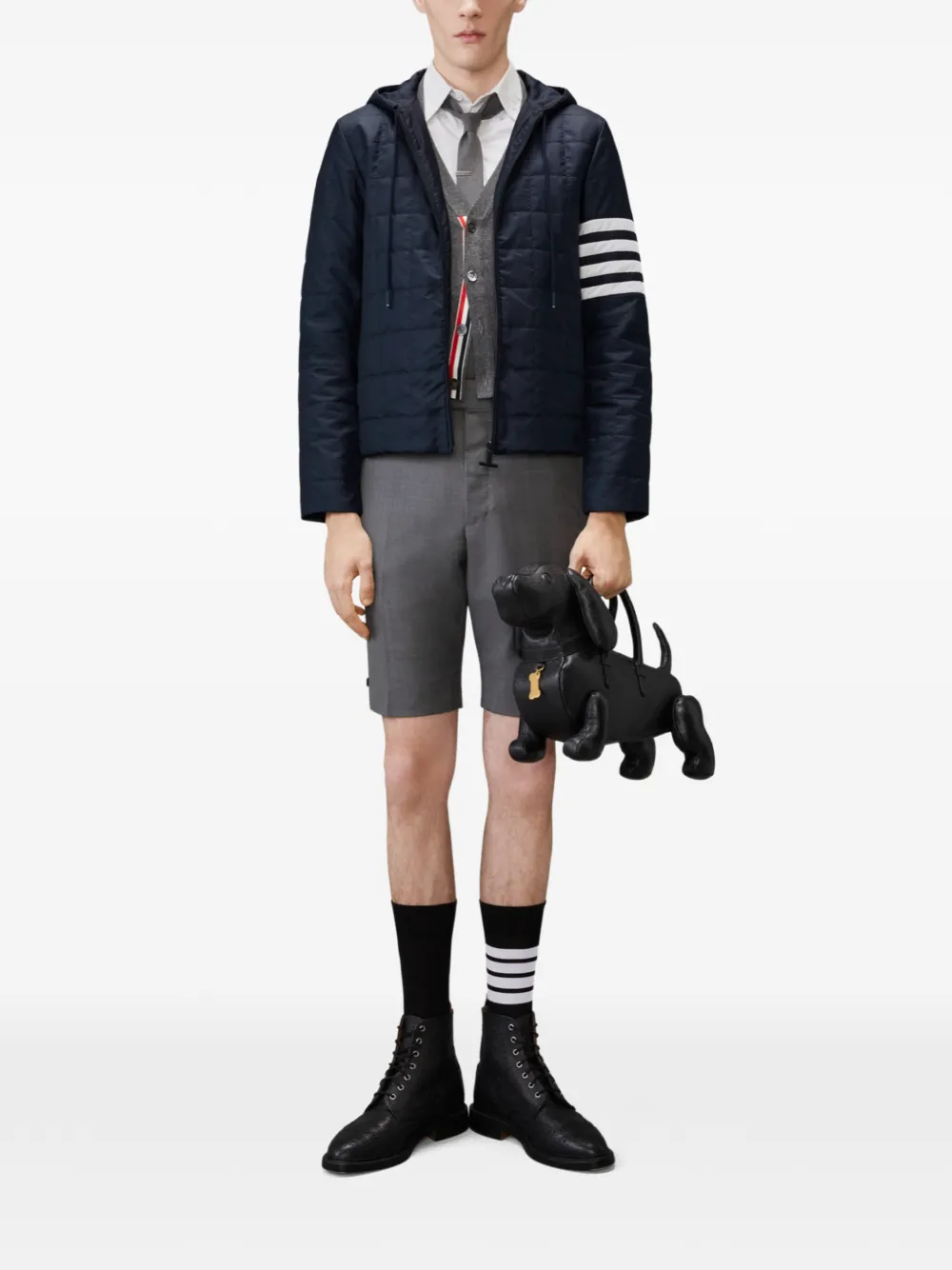 Thom Browne Ripstop jack Blauw