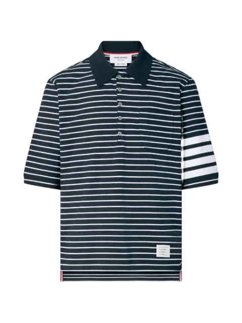 Thom Browne jersey 4-Bar polo