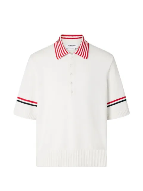 Thom Browne RWB Armband sailboat polo shirt